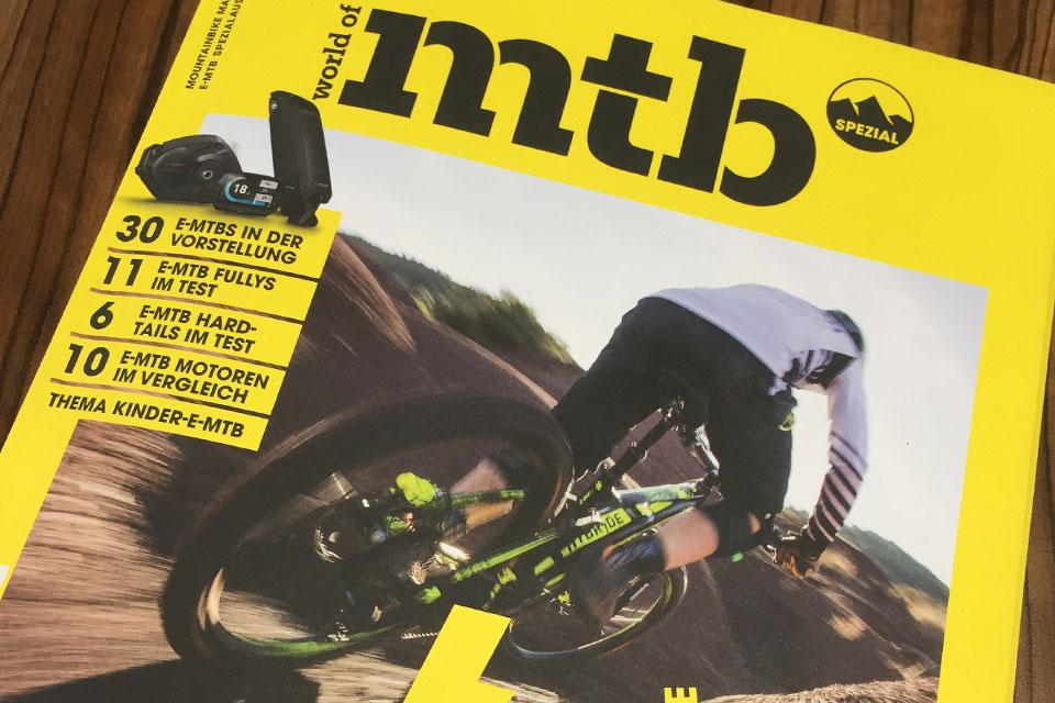 Savage E: Test report in the E-MTB special edition of the world of mtb magazine 01/18